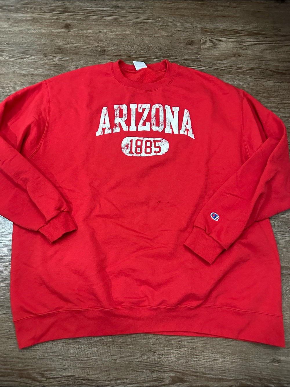 Champion Red Arizona 1885 Crewneck Sweatshirt